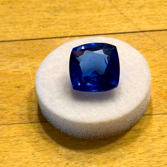 9.97 Ct Natural Sapphire Blue Cushion Cut Loose Gemstone Certified - Picture 1 of 6
